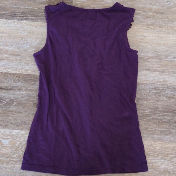 Purple top with lace detail - Picture 3 of 3